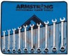 Armstrong Tools 10 Pc. Metric Geared Reversible Wrench Sets