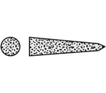 Norton Pointed Abrasive File Sharpening Stones
