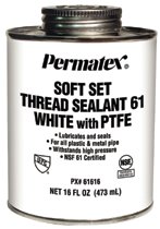 Permatex® Soft Set Tread Sealants 61 w/PTFE Permatex® Soft Set Tread Sealants 61 w/PTFE