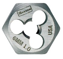 Irwin Hanson® High Carbon Steel Metric Hexagon Dies Irwin Hanson® High Carbon Steel Metric Hexagon Dies