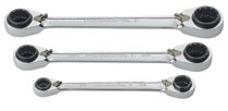 GearWrench® 3 Pc. QuadBox™ Double Box Ratcheting Wrench Sets GearWrench® 3 Pc. QuadBox™ Double Box Ratcheting Wrench Sets