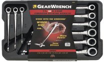 GearWrench&reg; 9 Pc. XL X-Beam&trade; Combination Ratcheting Wrench Sets