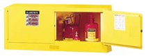 Justrite Yellow Piggyback Safety Cabinets