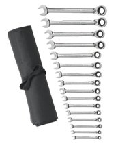 GearWrench® 16 Pc. Reversible Combination Ratcheting Wrench Sets GearWrench® 16 Pc. Reversible Combination Ratcheting Wrench Sets