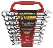 GearWrench® 8 Pc. Flexible Combination Ratcheting Wrench Sets GearWrench® 8 Pc. Flexible Combination Ratcheting Wrench Sets