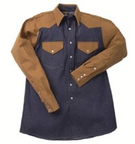 LAPCO 1200 Blue Denim/Brown Duck Shirts LAPCO 1200 Blue Denim/Brown Duck Shirts