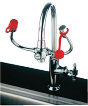 EyeSafe-X&trade; Faucet-Mounted Eye Washes