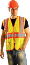 OccuNomix Class 2 Mesh Vests with Silver Reflective Over Contrasting Trim