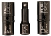 Ingersoll-Rand 3 Piece Lugnut Flip Socket Sets Ingersoll-Rand 3 Piece Lugnut Flip Socket Sets