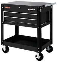 Waterloo 3-Drawer Metal Utility Carts Waterloo 3-Drawer Metal Utility Carts