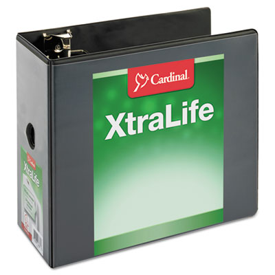 Cardinal&reg; XtraLife&reg; ClearVue&trade; Non-Stick Locking Slant-D&reg; Ring Binder