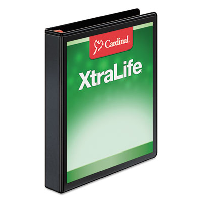 Cardinal&reg; XtraLife&reg; ClearVue&trade; Non-Stick Locking Slant-D&reg; Ring Binder