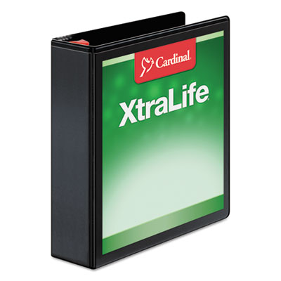 Cardinal&reg; XtraLife&reg; ClearVue&trade; Non-Stick Locking Slant-D&reg; Ring Binder