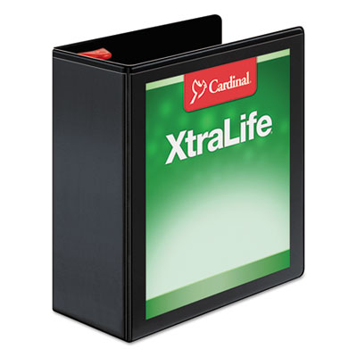 Cardinal&reg; XtraLife&reg; ClearVue&trade; Non-Stick Locking Slant-D&reg; Ring Binder
