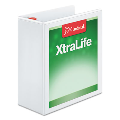 Cardinal&reg; XtraLife&reg; ClearVue&trade; Non-Stick Locking Slant-D&reg; Ring Binder