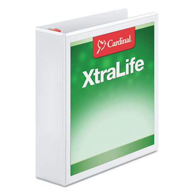 Cardinal&reg; XtraLife&reg; ClearVue&trade; Non-Stick Locking Slant-D&reg; Ring Binder