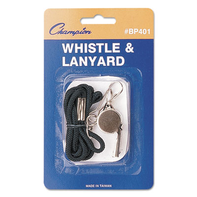 Champion Sports Whistle with Lanyard