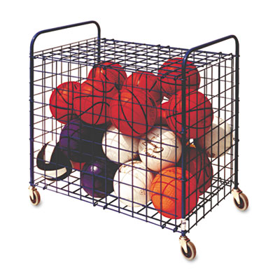 Champion Sports Lockable Ball Storage Cart