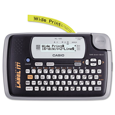 Casio&reg; KL120 Label Maker