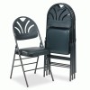Cosco&reg; Fanfare&trade; Fabric Padded Seat &amp; Deluxe Molded Back Folding Chair