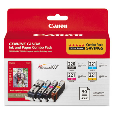 Canon&reg; 2945B011 Inks &amp; Paper Pack