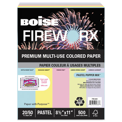Boise&reg; FIREWORX&reg; Premium Multi-Use Colored Paper