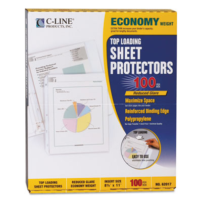 C-Line&reg; Polypropylene Sheet Protector
