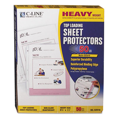 C-Line&reg; Polypropylene Sheet Protector