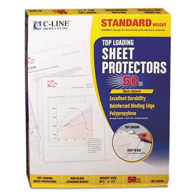 C-Line&reg; Polypropylene Sheet Protector