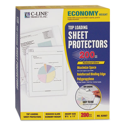 C-Line&reg; Polypropylene Sheet Protector