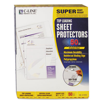 C-Line&reg; Polypropylene Sheet Protector