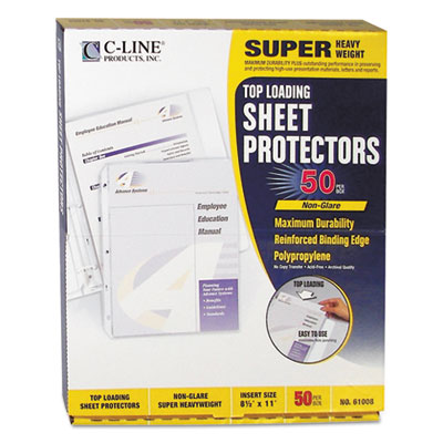 C-Line&reg; Polypropylene Sheet Protector