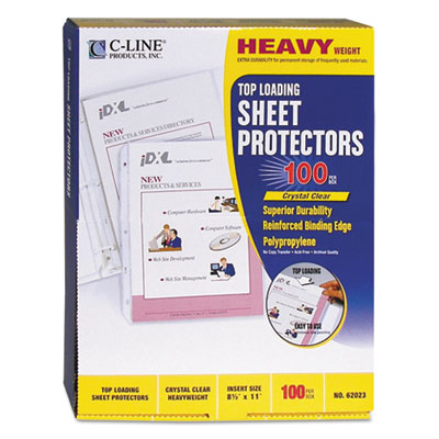 C-Line&reg; Polypropylene Sheet Protector