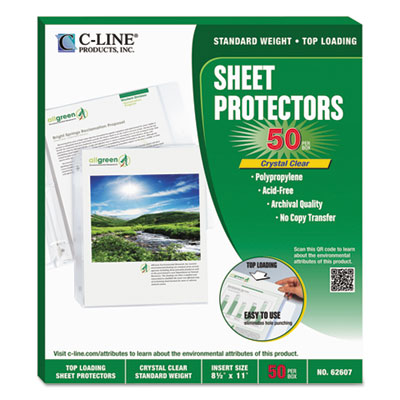 C-Line&reg; Specialty Sheet Protector