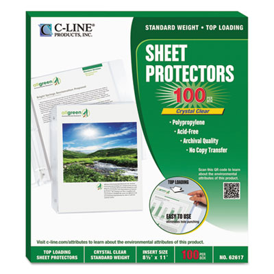 C-Line&reg; Specialty Sheet Protector