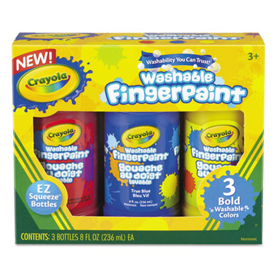 Crayola&reg; Washable Fingerpaint Pack