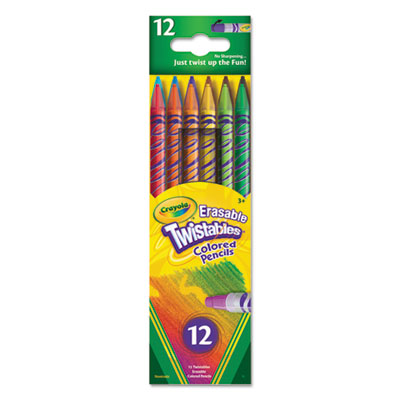 Crayola&reg; Twistables&reg; Erasable Colored Pencils 12-Pack