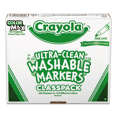 Crayola&reg; Ultra-Clean Washable&trade; Marker Classpack&reg;
