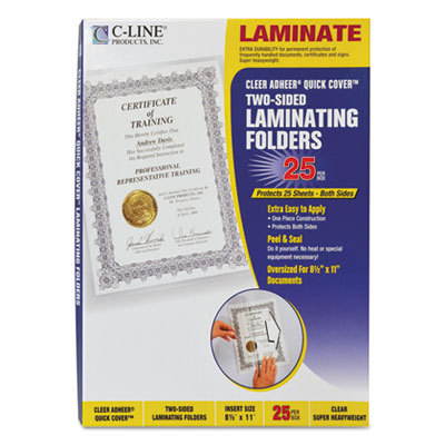 C-Line&reg; Quick Cover&trade; Laminating Pockets