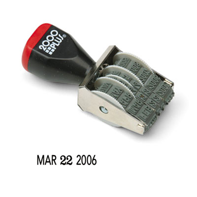 2000 PLUS&reg; Four-Band Date Stamp