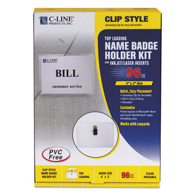 C-Line&reg; Name Badge Kits