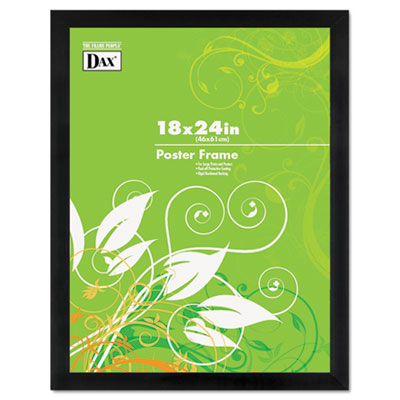 DAX&reg; Black Solid Wood Poster Frames