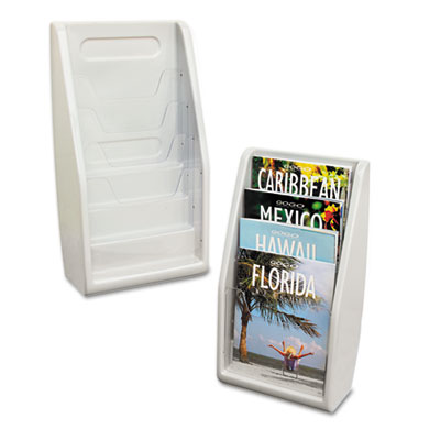 deflecto&reg; Multi-Tiered Desktop or Wall-Mount Literature Holders