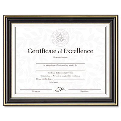 DAX&reg; Gold-Trimmed Document Frame