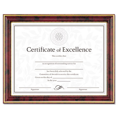 DAX&reg; Gold-Trimmed Document Frame