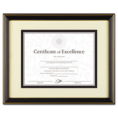 DAX&reg; Gold-Trimmed Document Frame