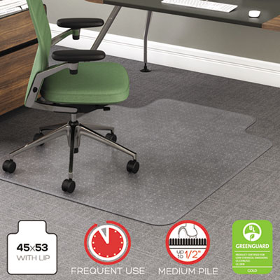deflecto&reg; RollaMat&reg; Frequent Use Chairmat for Medium Pile Carpeting