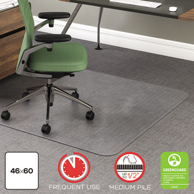 deflecto&reg; RollaMat&reg; Frequent Use Chairmat for Medium Pile Carpeting