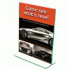 deflecto&reg; Superior Image&reg; Premium Green Edge Sign Holder