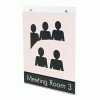 deflecto&reg; Classic Image&reg; Single-Sided Wall Sign Holder